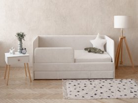 Диван-кровать Happy (айвори) в Дубровино - dubrovino.mebel-nsk.ru | фото
