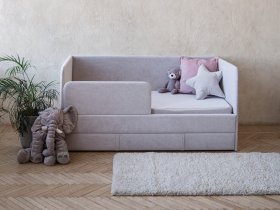 Диван-кровать Happy (светло-серый) в Дубровино - dubrovino.mebel-nsk.ru | фото