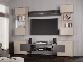 Гостиная Фэнтези (кашемир/графит) в Дубровино - dubrovino.mebel-nsk.ru | фото