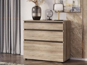 Комод КМ-01 Энигма (венге/дуб каньон) в Дубровино - dubrovino.mebel-nsk.ru | фото
