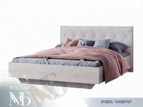 Кровать двуспальная 1,6м Кимберли КР-13 в Дубровино - dubrovino.mebel-nsk.ru | фото