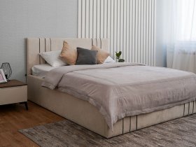 Кровать двуспальная 1,8м с подъем. мех. Леванте в Дубровино - dubrovino.mebel-nsk.ru | фото