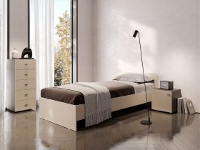 Кровать односпальная 0,9м Гиза в Дубровино - dubrovino.mebel-nsk.ru | фото