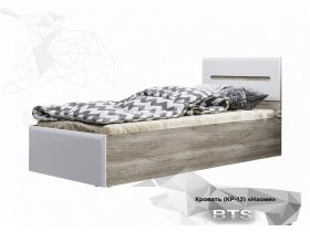 Кровать односпальная Наоми КР-12 в Дубровино - dubrovino.mebel-nsk.ru | фото