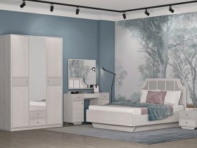 Модульная спальня Лоренцо в Дубровино - dubrovino.mebel-nsk.ru | фото