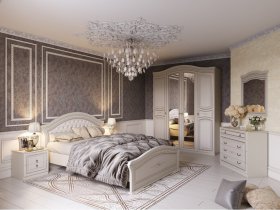 Модульная спальня Николь (Мебельград) в Дубровино - dubrovino.mebel-nsk.ru | фото