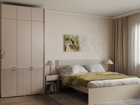 Модульная спальня Орма (МДФ) в Дубровино - dubrovino.mebel-nsk.ru | фото