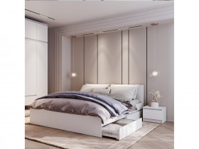 Модульная спальня Симпл в Дубровино - dubrovino.mebel-nsk.ru | фото