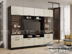 Модульная стенка Фиеста NEW (BTS) в Дубровино - dubrovino.mebel-nsk.ru | фото