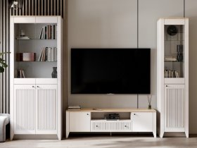 Модульная стенка Валенсия в Дубровино - dubrovino.mebel-nsk.ru | фото