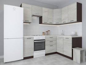 Модульная угловая кухня 1,4м*2,1м Лада (пикард) в Дубровино - dubrovino.mebel-nsk.ru | фото