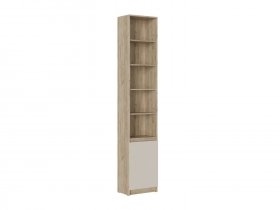 Стеллаж Бостон СЖ-001 (дуб крафт серый/кашемир) в Дубровино - dubrovino.mebel-nsk.ru | фото