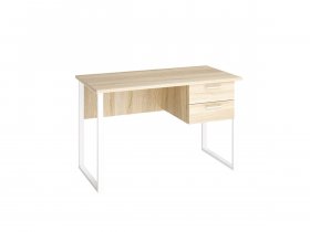 Стол компьютерный Ст152 (дуб сонома/белый муар) в Дубровино - dubrovino.mebel-nsk.ru | фото