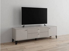 Тумба под ТВ Парус-10 (кашемир/сантьяго софт) в Дубровино - dubrovino.mebel-nsk.ru | фото